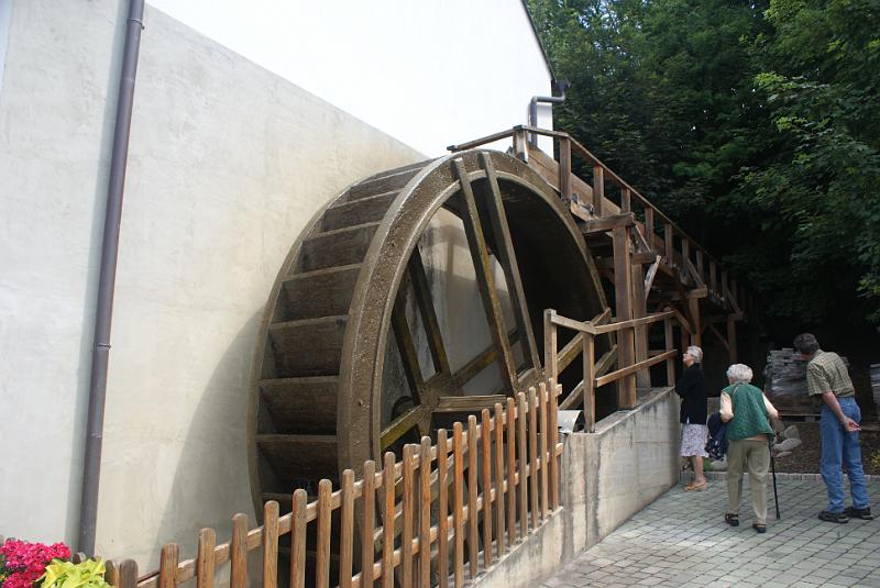 Wasserrad der Wallnermühle - Neuhodis