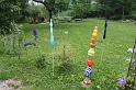 auch für den Garten gab es Glasskulpturen title=