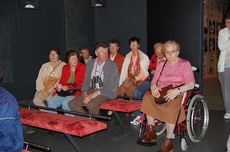 Bei der Filmvorführung.