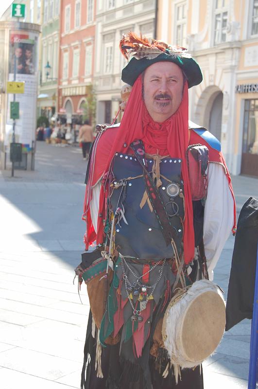 Der letzte St. Pöltner Harlekin - Werner Sandhacker.