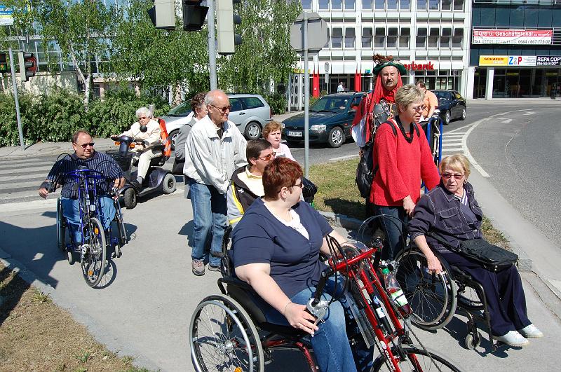 Zusammentreffen vor der Ampel.